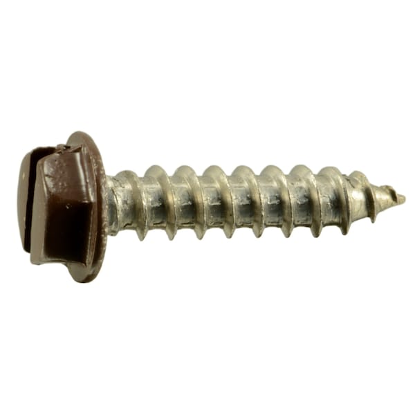 Midwest Fastener Sheet Metal Screw, #8 x 3/4 in, Painted 18-8 Stainless Steel Flange Hex Head 20 PK 71062 - main